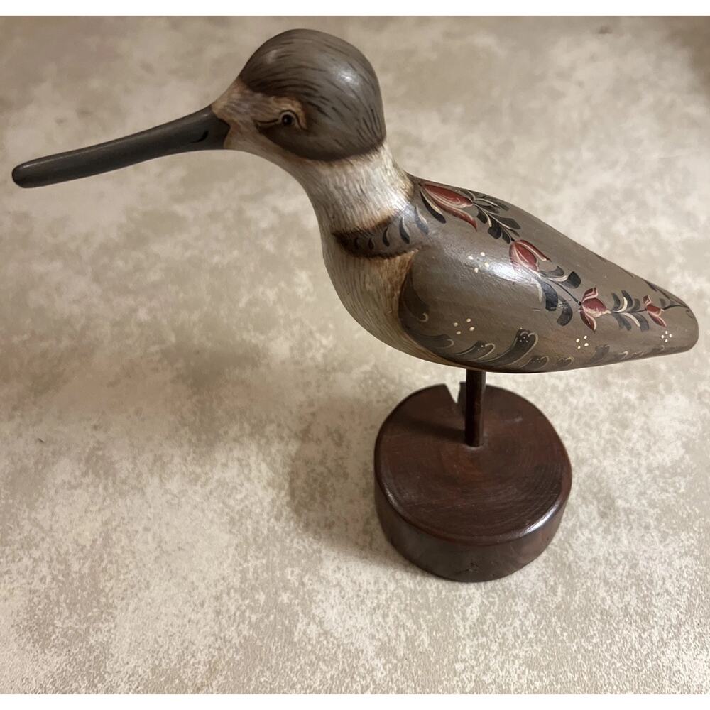 Vintage Full Size Bird Decoy Painted Babylon NY Folk Art Rare Charles Birdsall